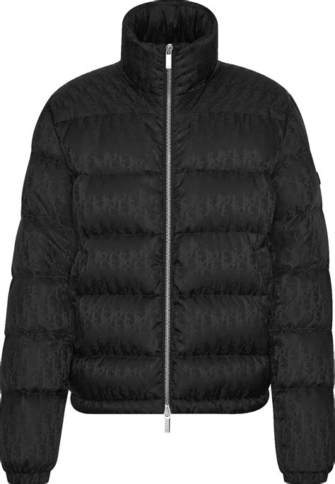 dior black puffer jacket